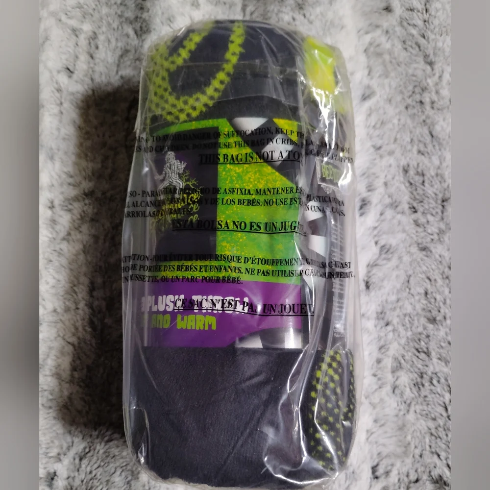 Beetlejuice  Coral Fleece Throw Blanket